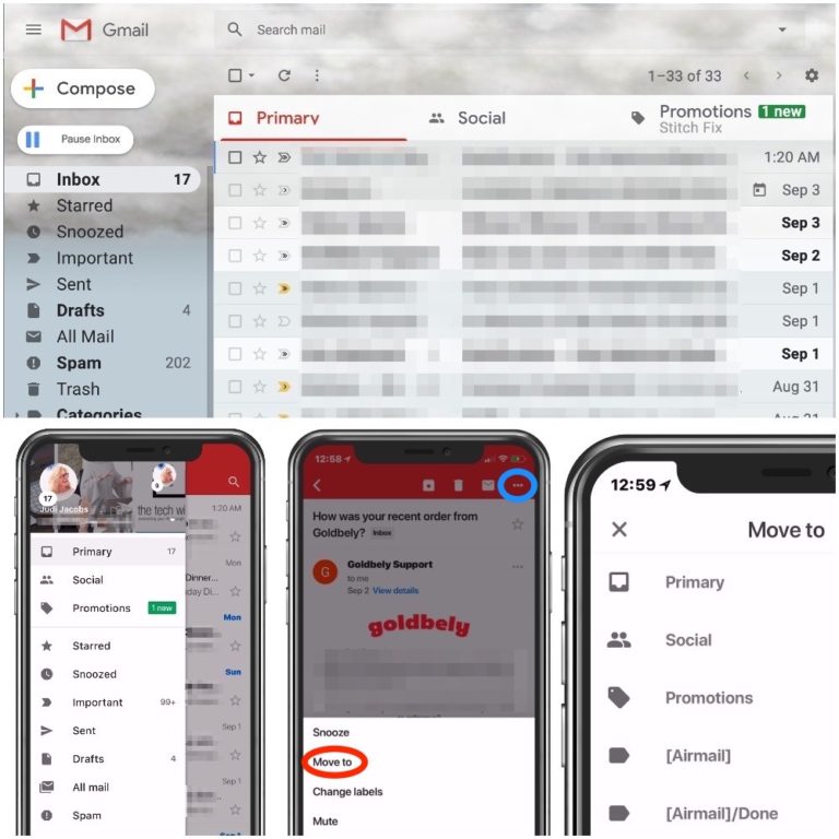Gmail Segmented Inbox