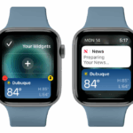 Apple Watch with Smart Stacks