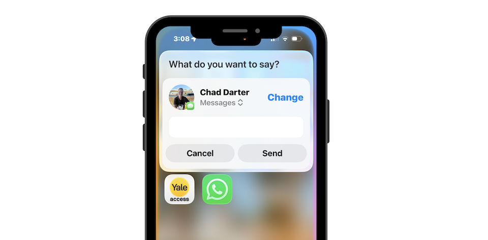 iPhone Message with Siri