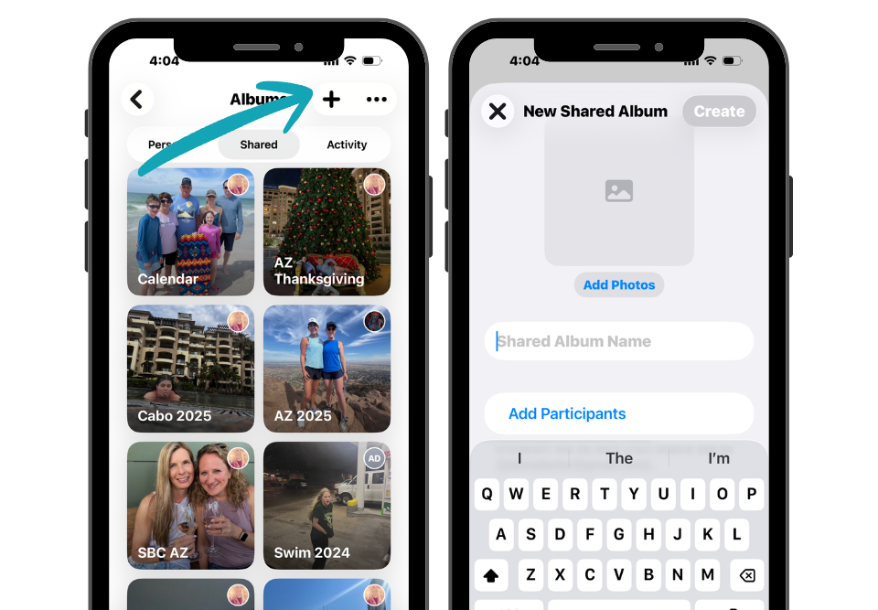 Shared Albums on Photos App