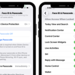 iPhones with Settings