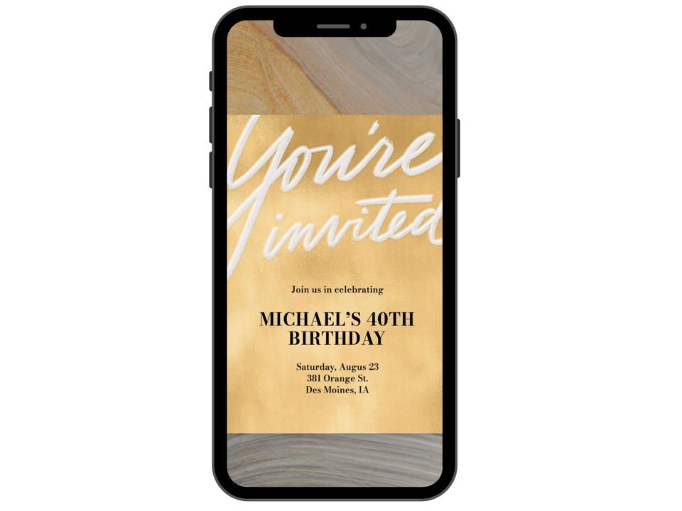 iphone with evite
